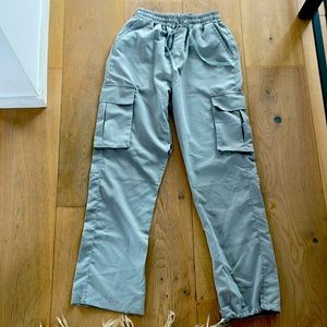 cargo light gray pants! from amazon - small hole in the seam (pictured above) 💘